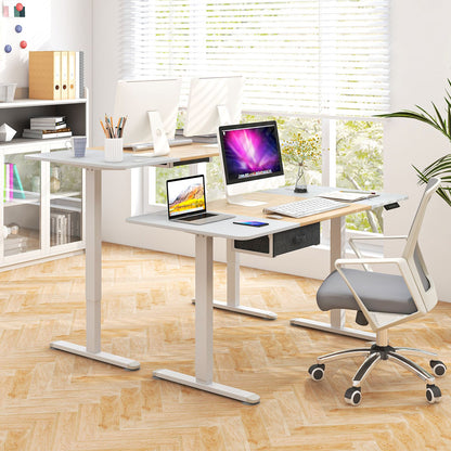 Electric Height-Adjustable Standing Desk with Integrated USB Charging: Enhance Your Workspace Comfort and Productivity