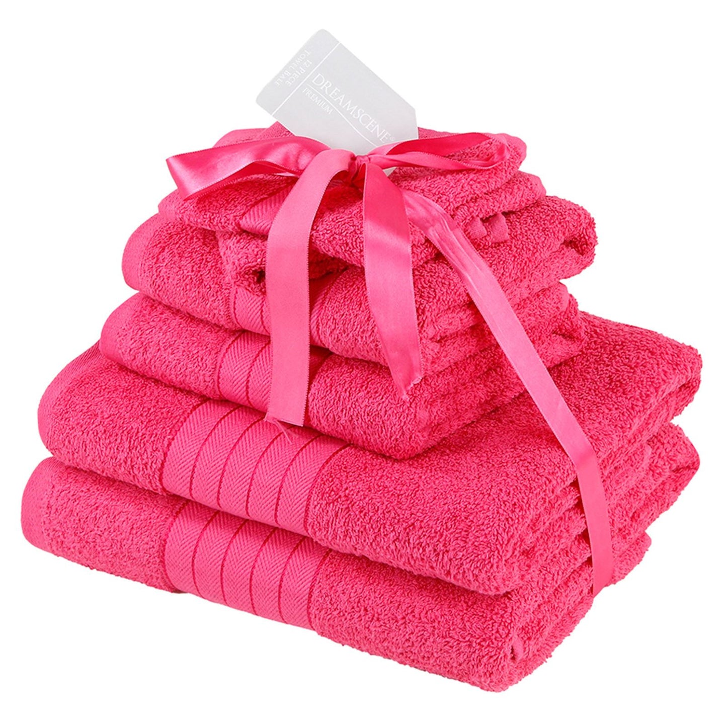 Luxury Dreamscene 100% Cotton Towel Set - Ultra Soft Bath, Hand, and Face Cloths for Ultimate Comfort