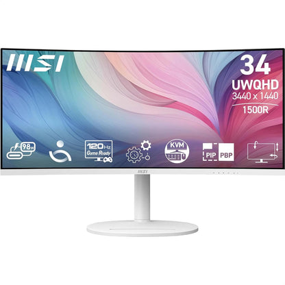 Modern MD342CQPW, 120Hz / Va/White, 120Hz / Va/White