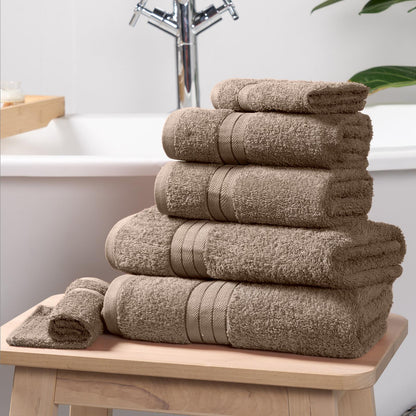 Luxury Dreamscene 100% Cotton Towel Set - Ultra Soft Bath, Hand, and Face Cloths for Ultimate Comfort