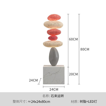 Home Decor Luxury Stones Fortune Turns Statue Living Room Ornament Floor Sofas Decorative Art Nordic Housewarming Gifts