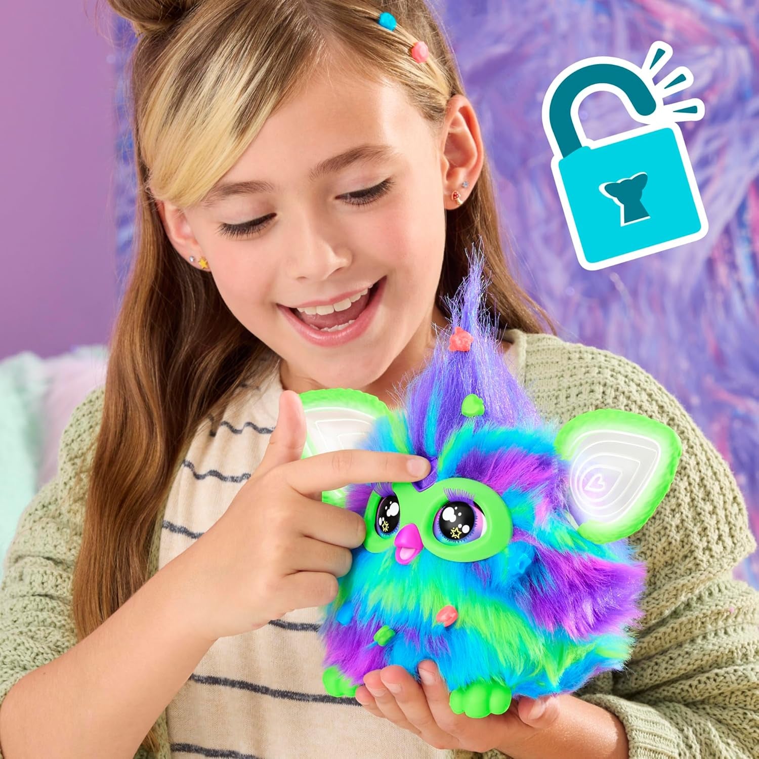 Galaxy Glow in the Dark Interactive Plush Toy - English Version, Galaxie
