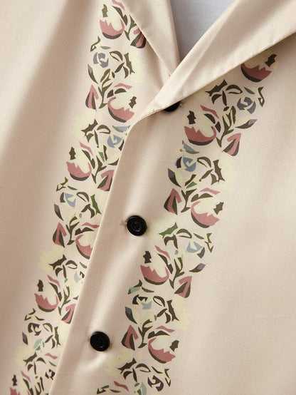 Manfinity RSRT Men Random Floral Print Shirt without Tee