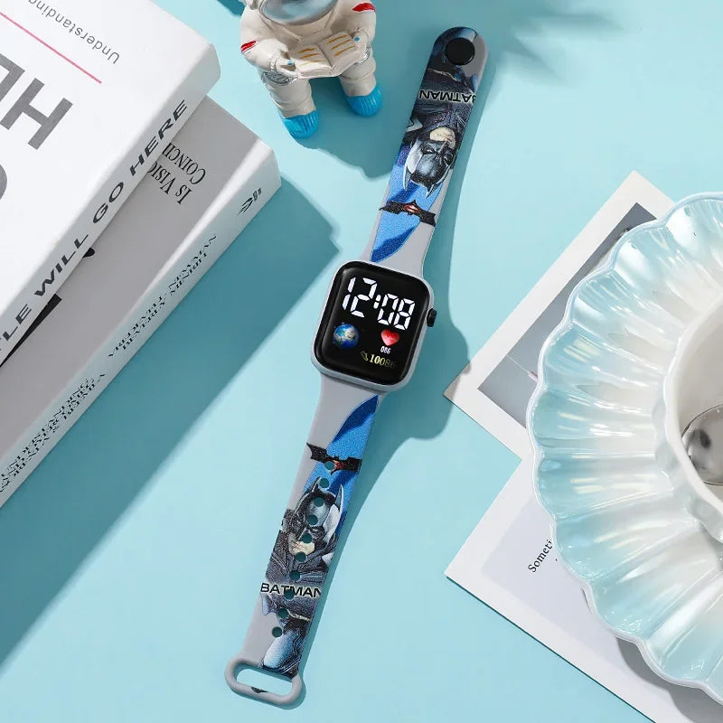Disney Anime Figures Stitch Watches Children Wrist Strap Sports Intelligent Wristwatch Waterproof Kids Toys Electronic Bracelet