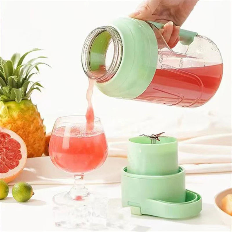 New Arrival Summer Electric Juicer Portable Large Capacity 1500Ml Juice USB Rechargeable Electric Portable Blender Kitchen Gadgets