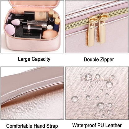 3 Pcs Make up Bag, Waterproof Cosmetic Case Travel Toiletry Bag Zipper Pouch Travel Wash Bag Cosmetic Organizer Set for Women