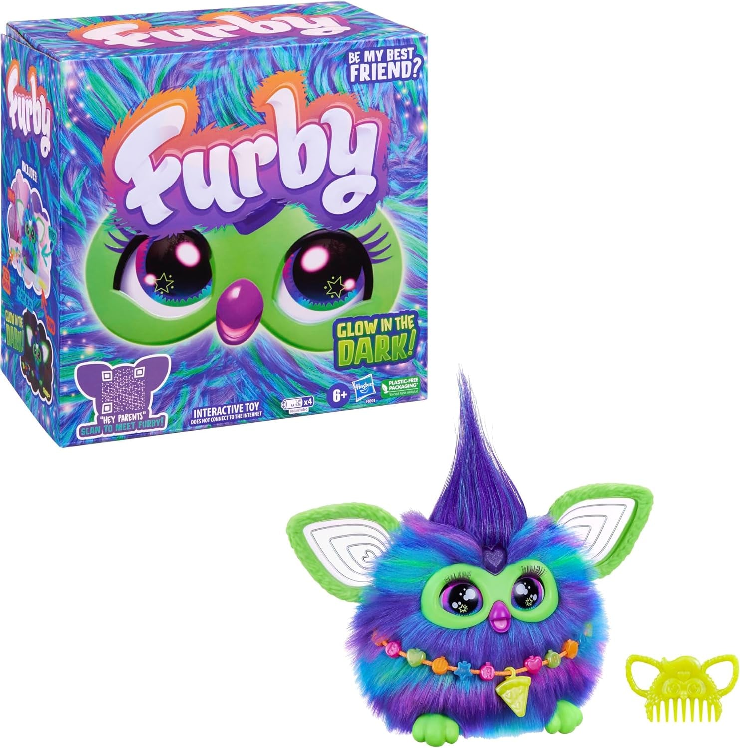 Galaxy Glow in the Dark Interactive Plush Toy - English Version, Galaxie
