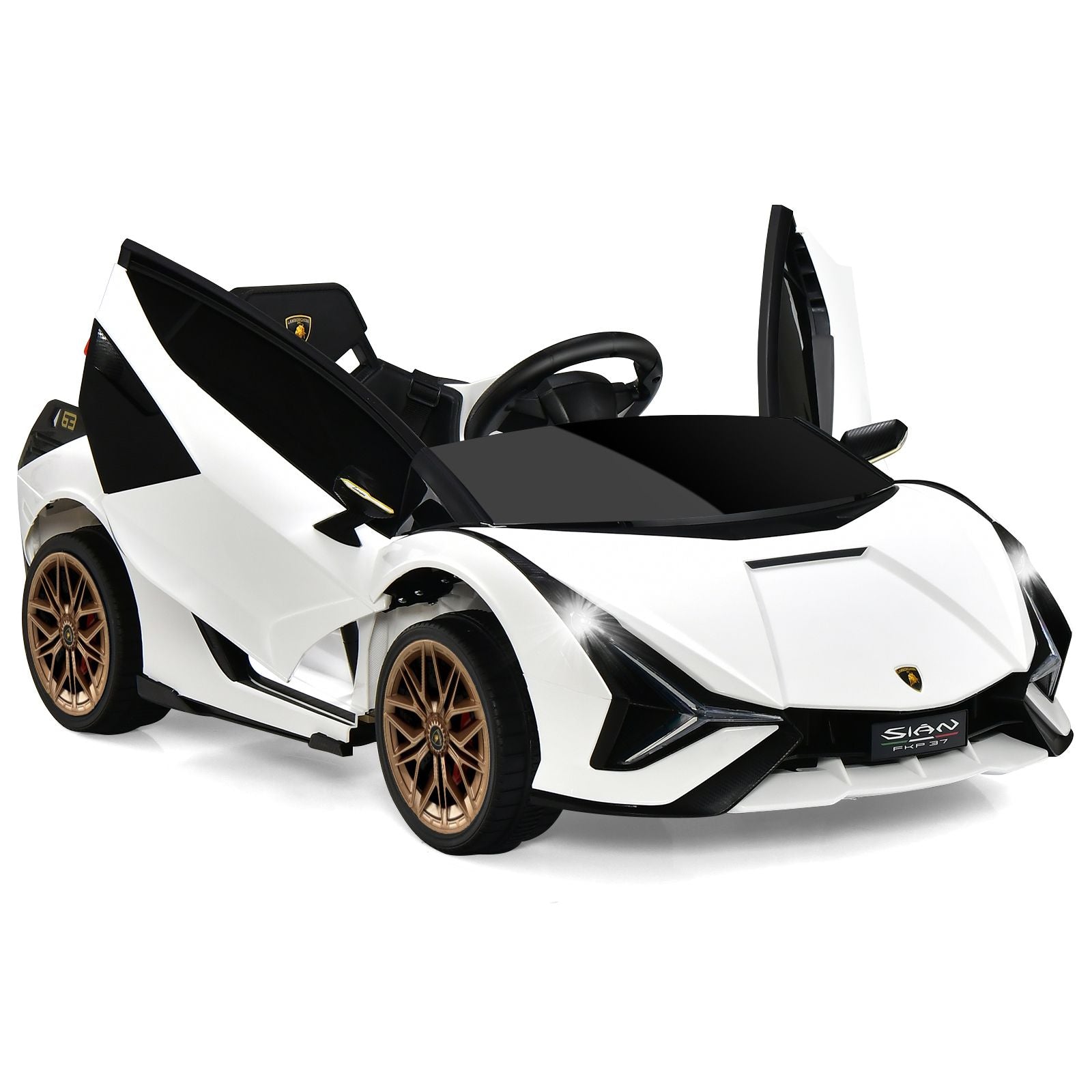 12V Electric Vehicle Featuring Remote Control and LED Lighting Functions