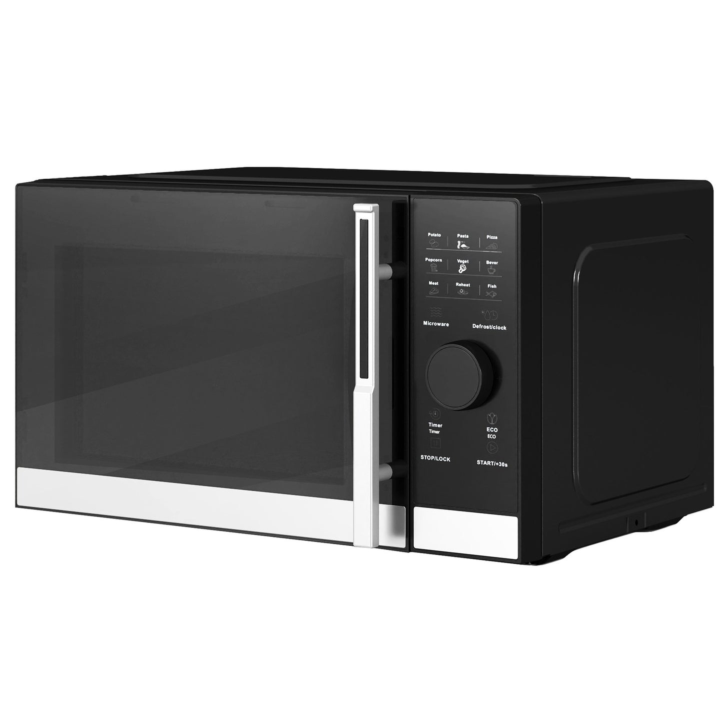 HOMCOM 23L Digital Microwave Oven with Auto Cook, 10 Levels, Eco Mode