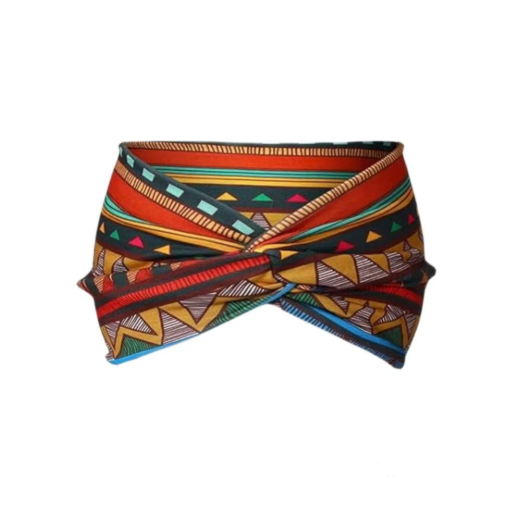 Premium African-Inspired High-Strength Yoga Headband