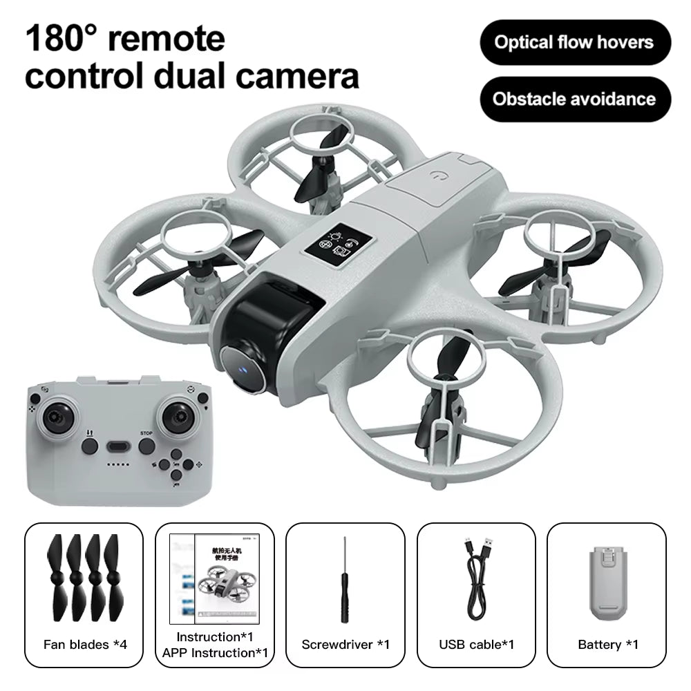 2025 NEW V2 Mini Drone Children'S Toy 8K Profession HD Camera Wifi RC Height Freestyle Keep Helicopter Foldable Quadcopter Toy