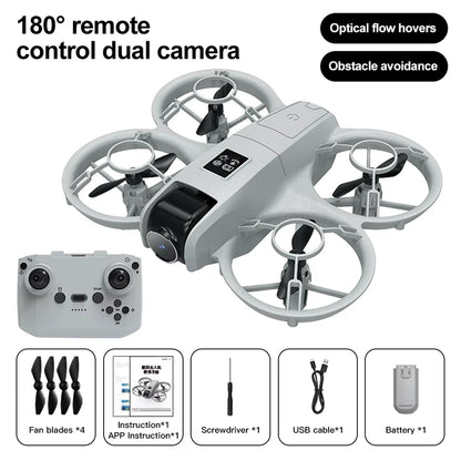 2025 NEW V2 Mini Drone Children'S Toy 8K Profession HD Camera Wifi RC Height Freestyle Keep Helicopter Foldable Quadcopter Toy