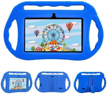 Kids Tablet for Toddlers 7 Inch Android 2GB+32GB, Wifi, GMS, IPS, Games, Android with Parental Control, Learning Educational Toddler Tablet with Silicone Case