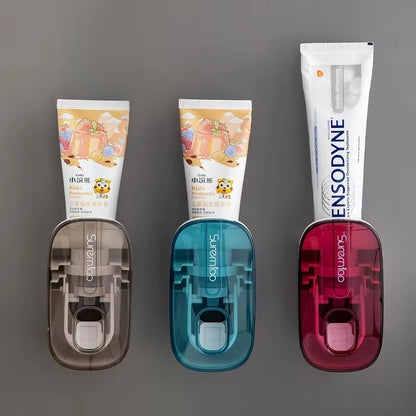 Automatic Wall-Mounted Toothpaste Dispenser & Toothbrush Holder - Elevate Your Bathroom Experience