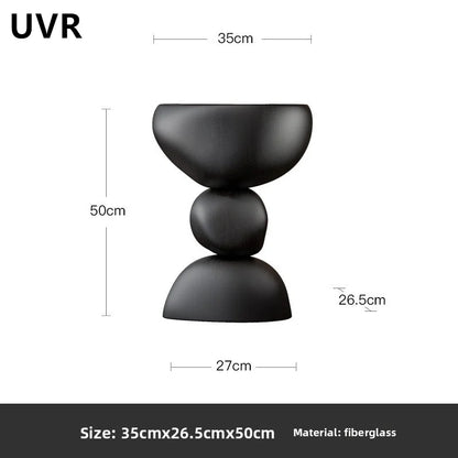 Creative Coffee Table Light Luxury Senior Sense of Cream Wind Living Room Sofa Corner Table Bedroom Bedside Table Furniture