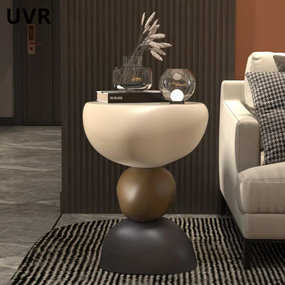 Creative Coffee Table Light Luxury Senior Sense of Cream Wind Living Room Sofa Corner Table Bedroom Bedside Table Furniture