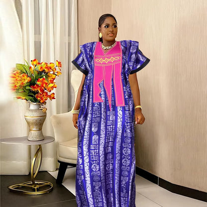 African Dresses for Women Traditional Africa Clothing Dashiki Ankara Outfits Gown Abayas Robe Muslim Kaftan Maxi Long Dress 2025