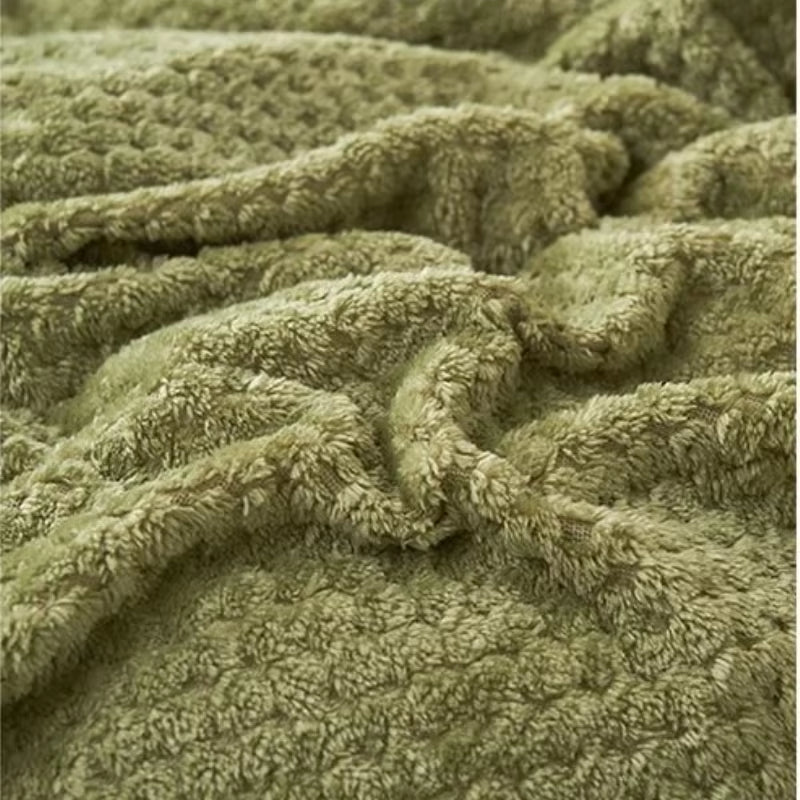 Bedding Set Luxury Winter Warm Thicken Milk Velvet Duvet Cover Bed Sheet and Pillowcases Quilt Cover Queen King Size 220X240Cm