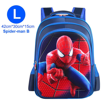 Boy Schoolbag Spiderman Captain America Children Kindergarten School Bag Teenager Kids Student Backpack