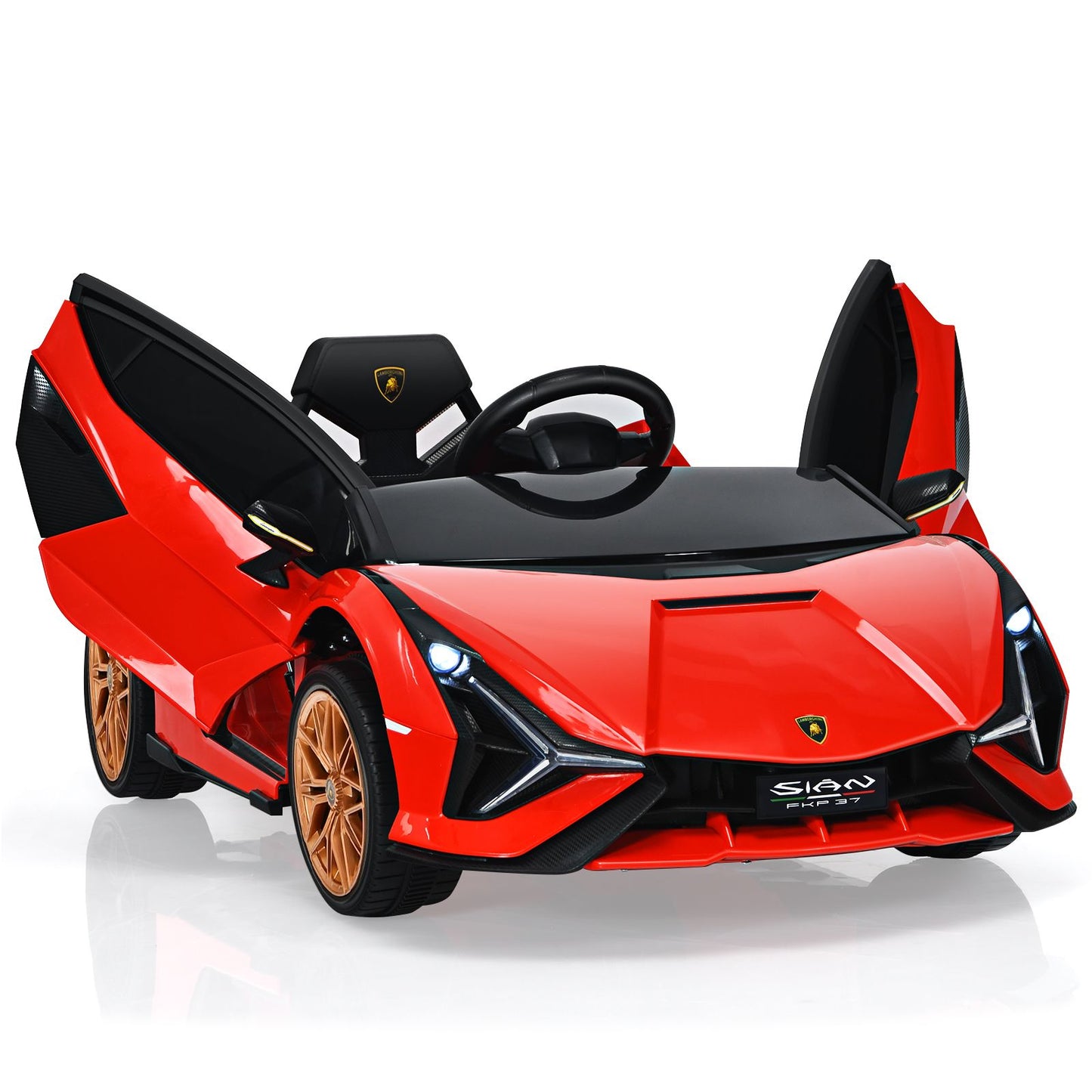 12V Electric Vehicle Featuring Remote Control and LED Lighting Functions