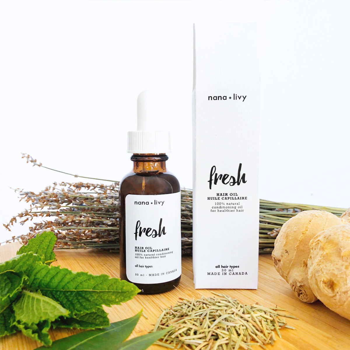 Fresh Hair Oil -100% Natural Conditioning for Healthier Hair