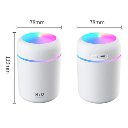 Mini Air Humidifier & Aroma Oil Diffuser – Compact & Multi-Functional