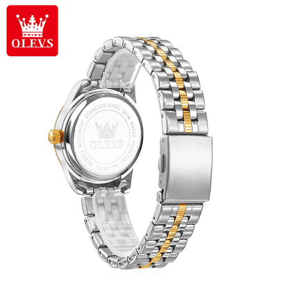 5526 Classic Luxury Women'S Quartz Wristwatch Stainless Steel Waterproof Auto Date Diamond Scale Original Women'S Watches