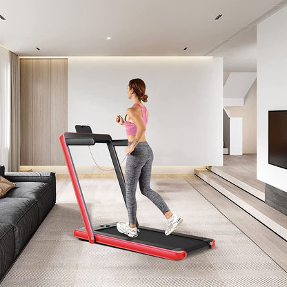 Folding Electric Treadmill with Bluetooth Connectivity (1-12 KPH)