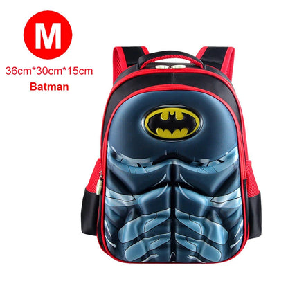 Boy Schoolbag Spiderman Captain America Children Kindergarten School Bag Teenager Kids Student Backpack