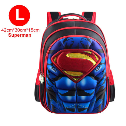 Boy Schoolbag Spiderman Captain America Children Kindergarten School Bag Teenager Kids Student Backpack