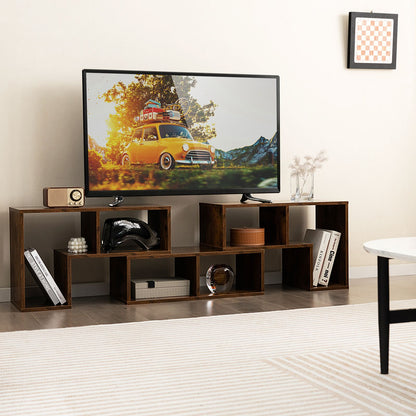 Stylish and Versatile Convertible TV Stand Set - Accommodates Screens up to 65 Inches