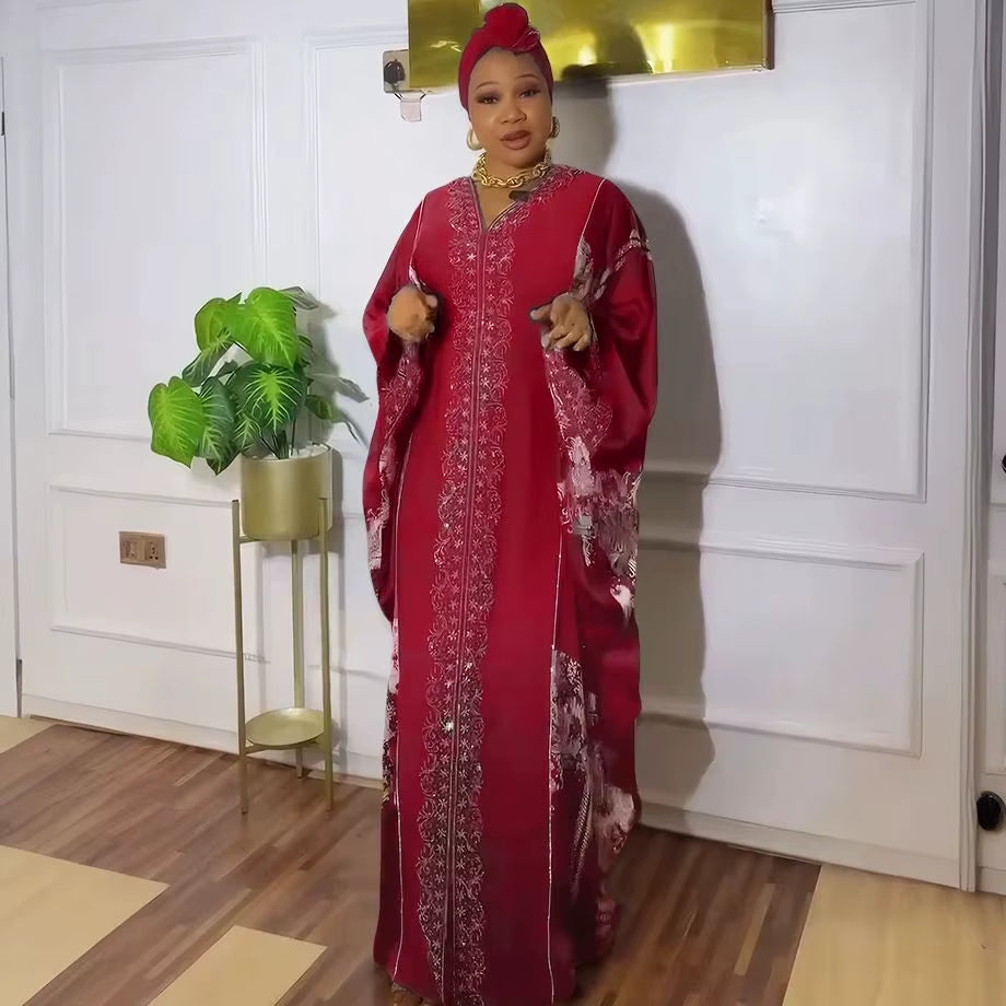 Abayas for Women Dubai Luxury 2025 African Muslim Fashion Dress Caftan Marocain Evening Party Dresses Boubou Robe Djellaba Femme