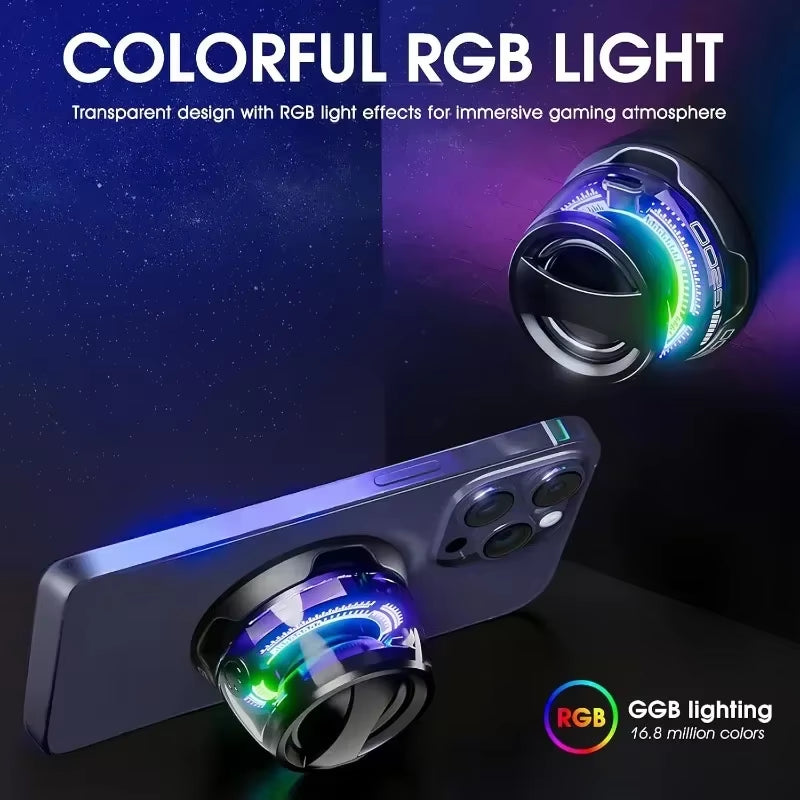 G200 Portable Bluetooth Speaker with RGB Lighting, Magnetic Design, Bluetooth 5.3 Technology, Compact Sound Box, 7-Hour Playback, and Integrated Phone Holder