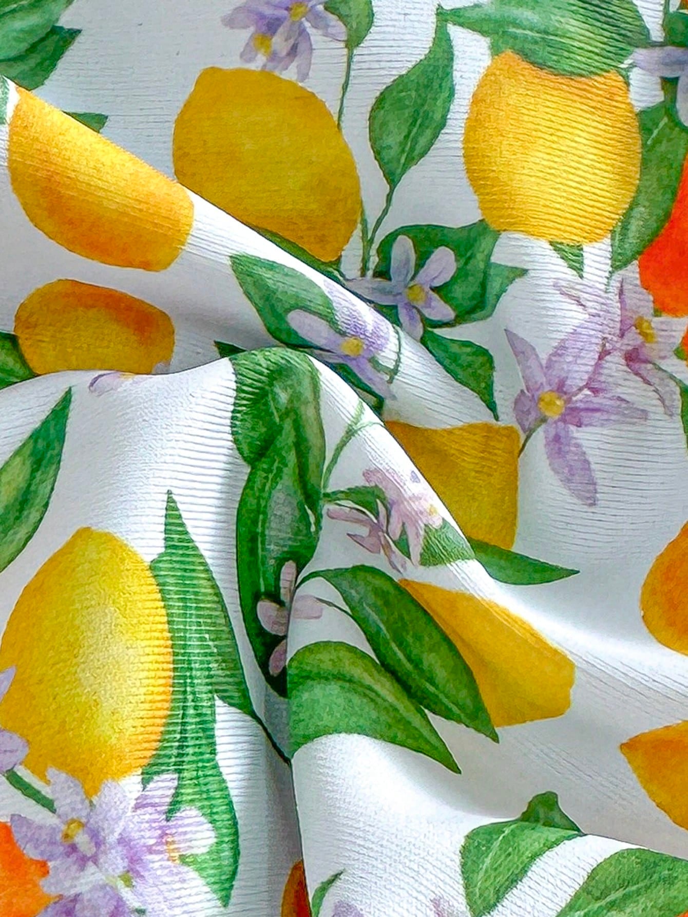 Swim Vcay 2Pcs/Set Sexy Fruit Print Contrast Color Trim Swimwear Top and Side Strap Swimwear Bottom, Summer Holiday Vacation