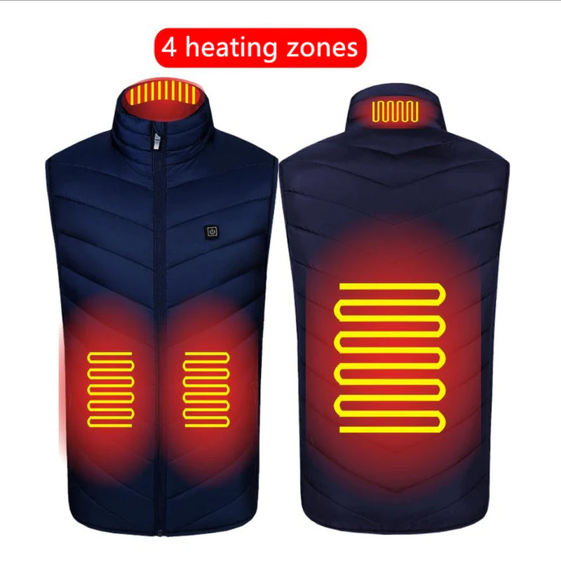 Heated Vest Washable Usb Charging Electric Winter Clothes