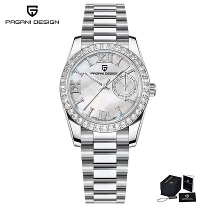 PAGANI DESIGN 2024 New 32MM Women'S Wristwatch Elegant Luxury Quartz Watch for Women Fashion Waterproof Watches Sapphire Clock