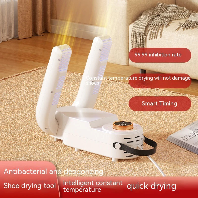 Smart Household Shoe Dryer with Purple Light and Dehumidification功能