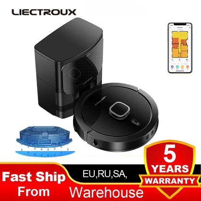 G7 LDS Robot Vacuum Cleaner & Mop Combo,Self Empty,Laser Lidar,Multi-Floor Map,6.5Kpa,Smart Home Wet Dry Appliance