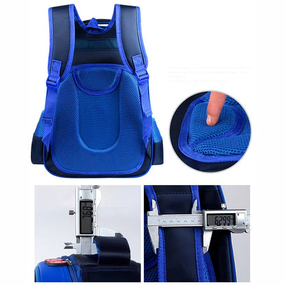 Boy Schoolbag Spiderman Captain America Children Kindergarten School Bag Teenager Kids Student Backpack
