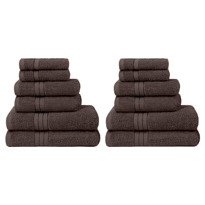 Luxury Dreamscene 100% Cotton Towel Set - Ultra Soft Bath, Hand, and Face Cloths for Ultimate Comfort