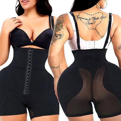 Bodysuits Shapewear Padded Hip Enhancer Bra Cushion Butt Lifter Sexy Back Body Shaper Jumpsuits Fajas Colombianas Girdles Corset