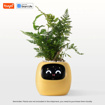 Tuya Ivy Smart Planter: Over 49 Expressions, 7 Advanced Sensors, and AI Technology for Seamless Plant Care