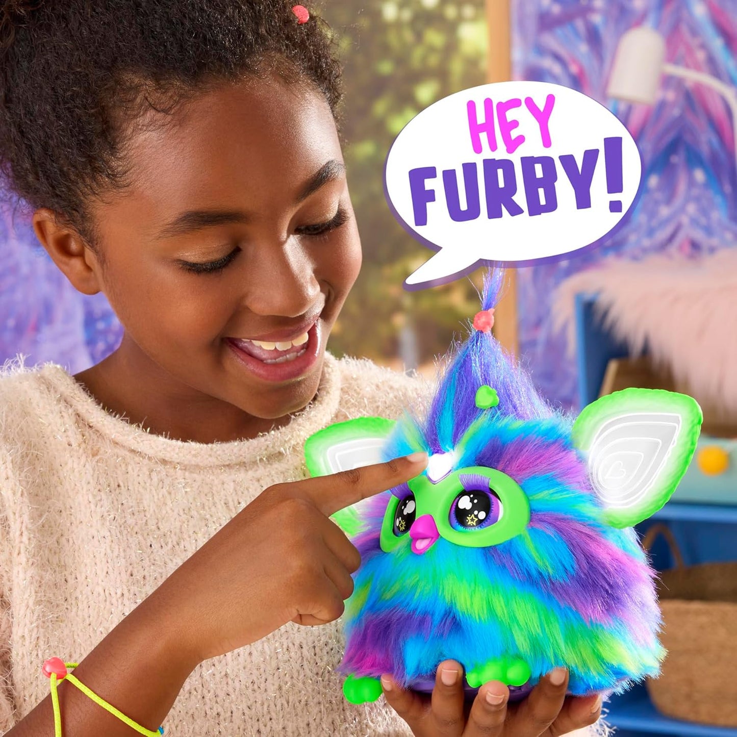 Galaxy Glow in the Dark Interactive Plush Toy - English Version, Galaxie