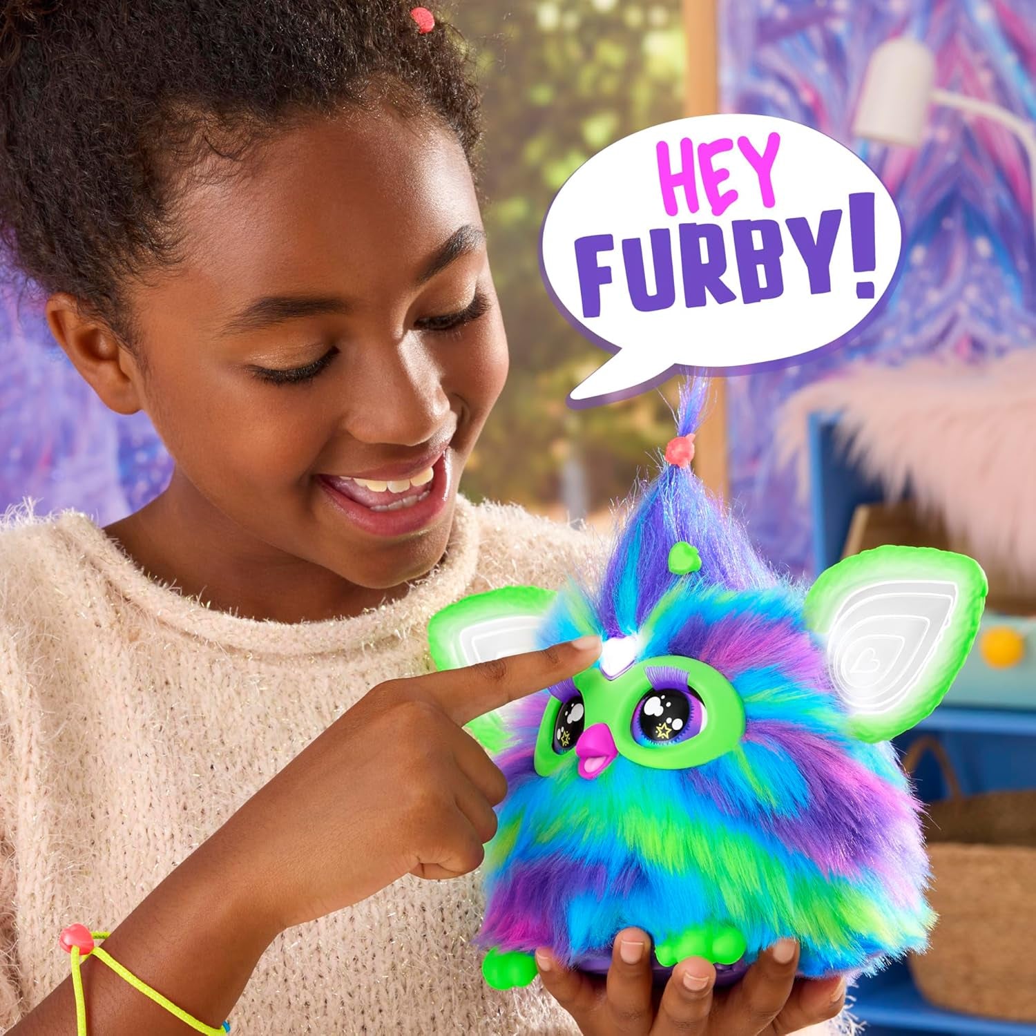 Galaxy Glow in the Dark Interactive Plush Toy - English Version, Galaxie
