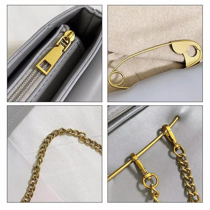 PU Leather Handbag Women Designer Chains Flap Shoulder Bag 2020 Fashion Party Clutch Bags Purse Mini Crossbody Tote Female Bolsa