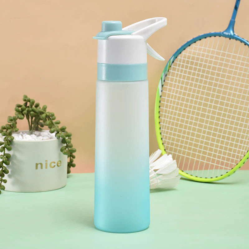 Large Capacity Spray Water Bottle for Girls - Ideal for Outdoor Sports, Fitness, and Travel