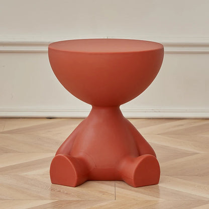 INS Cream Wind Coffee Table Nordic Plastic Sofa Side Tables Bedroom Bedside Tables Living Room Furniture round Small Low Stool
