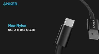 Anker USB-C Charger Cable 2-Pack 0.9m Braided USB-A to USB-C