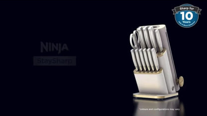 Ninja StaySharp 13-Piece Knife Block Set German Stainless Steel