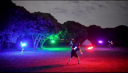 TOSY Flying Disc - 16 Million Color RGB LEDs, Extremely Bright, Smart Modes, Auto Light Up, Rechargeable, Waterproof, Birthday, Camping Gift, 175g Frisbee